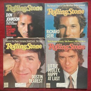 Rolling Stone Magazine Set No.379, 388, 392, 460 • Richard Gere • Don Johnson